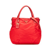 Vitello Daino Trimmed Tessuto Satchel